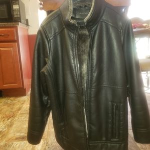 Calvin Klein Mens Genuine Leather Jacket (New)